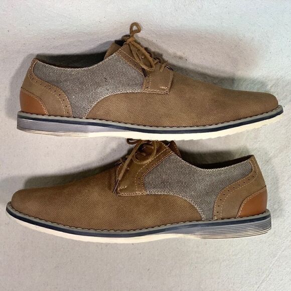 La Milano Canvas Oxfords Mens Size 9.5M - Picture 12 of 16